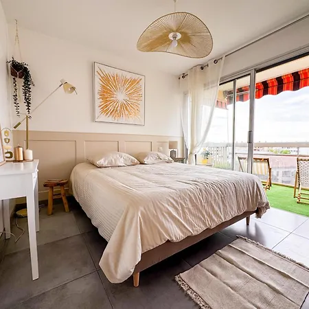 Elea, Vue Sur Mer, T1 Sur A 150m Des Plages Apartman
